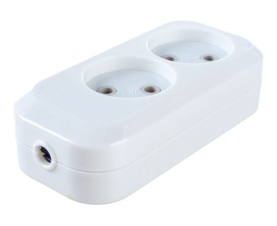 Колодка 2P 10А c защитой от детей Electraline 82112 – изображение 2