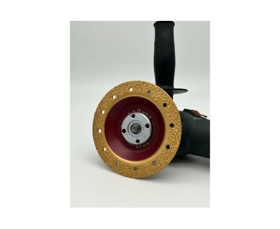 Диск обдирочно-шлифовальный по дереву и другим материалам плоский Strong № 4 NORMAL 125х22.2 мм Альфадиск 7031 – изображение 2