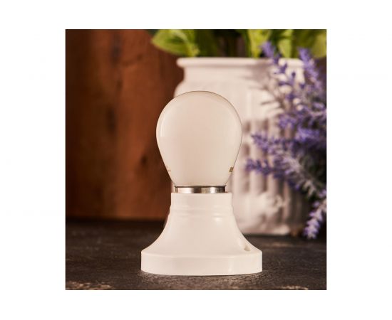 Филаментная лампа REXANT Шарик GL45 9.5 Вт 4000K E27 матовая колба 604-136 – изображение 2