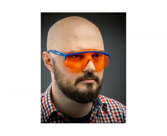 Защитные очки ЗУБР Протон красные 110483 – изображение 2