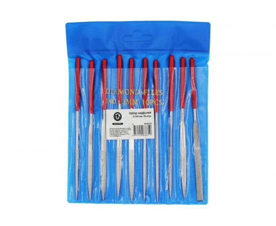 Набор надфилей ON 3x140 мм - 10 шт. 04-09-010 – изображение 2