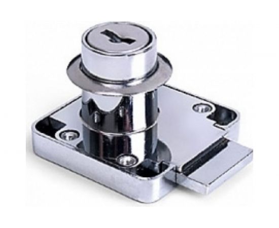 Мебельный замок Левша 138 никель У8-9229 – изображение 2