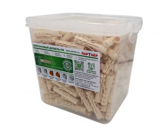 Нейлоновый дюбель Партнер PR 8x40 350 шт 826126 – изображение 2