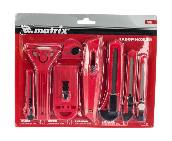 Набор ножей с выдвижными лезвиями MATRIX 78991 – изображение 2