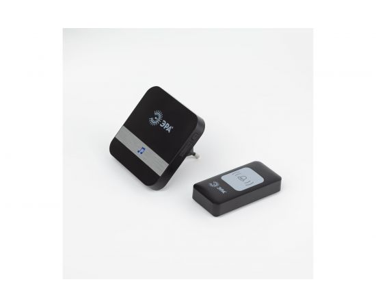 Дверной звонок ЭРА C94 беспроводной, от сети, черный, 52 мелодии Б0054085 – изображение 3