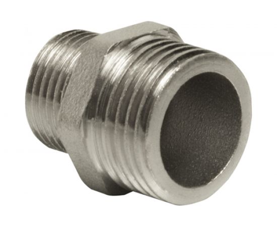 Переходной ниппель VRT 1/2""-3/8"", наружная/наружная, никель 1909-001510 503071 – изображение 3