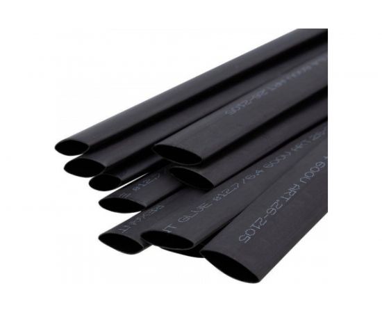 Термоусаживаемая двустенная клеевая трубка REXANT 50,8/25,4 мм черная 2 шт по 1 м 26-2110 – изображение 3