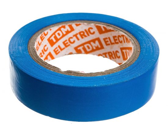 Изолента ПВХ TDM 0,13x15 мм, синяя 10 м SQ0526-0025 – изображение 3