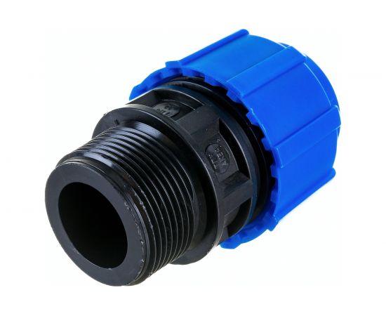 Муфта ПОЛИТЭК с наружной резьбой 32х1 1/4 53003214 – изображение 3