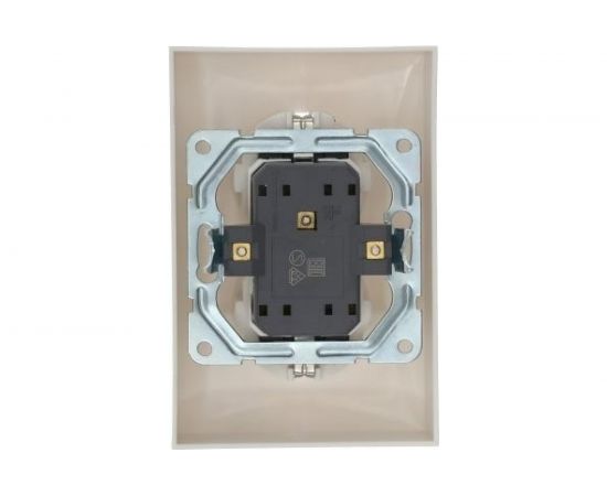 Двойная прямая розетка LK Studio с з/к, со шторками черный бархат LK60 863708-1 – изображение 3