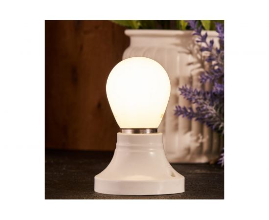 Филаментная лампа REXANT Шарик GL45 9.5 Вт 4000K E27 матовая колба 604-136 – изображение 3