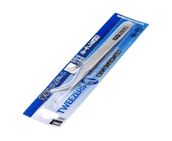 Пинцет goot TS-15 из нержавеющей стали, загнутый, антимагнитный 6252 – изображение 3