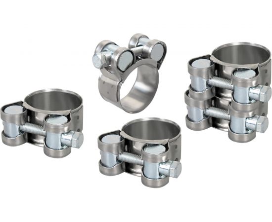 Силовой хомут из нержавеющей стали KRAFT W2, 29-31 мм, уп. 5 шт. KT 880517 – изображение 3