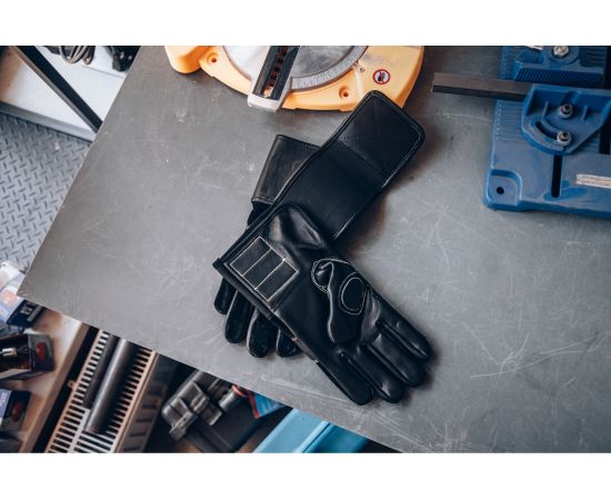 Защитные антивибрационные кожаные перчатки Jeta Safety JAV03 Vulcan 11/XXL – изображение 5
