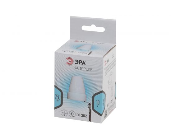 Датчик освещенности ЭРА DF 302 фотореле серый, макс. нагрузка 2200 ВА IP44 Б0043805 – изображение 5