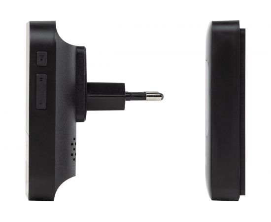 Дверной звонок ЭРА C94 беспроводной, от сети, черный, 52 мелодии Б0054085 – изображение 5