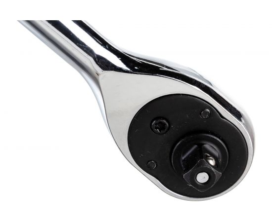 Трещотка с прямой рифленой металлической ручкой ЭВРИКА 1/4 72-зубцовая ER-91472 – изображение 6