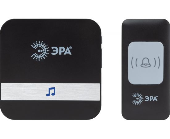 Дверной звонок ЭРА C94 беспроводной, от сети, черный, 52 мелодии Б0054085 – изображение 6