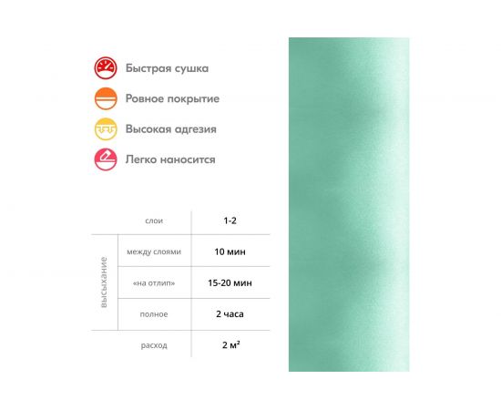 Эмаль KUDO аэрозоль универсальная металлик зеленая 520 мл 1054 11604445 – изображение 7