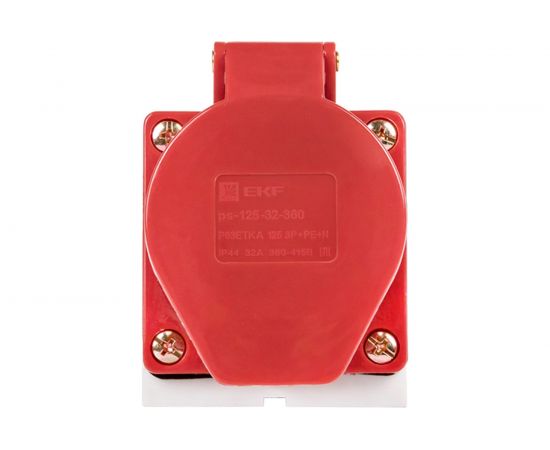 Розетка наружной установки EKF 32A 3P+Е+N 380В IP44 125 ps-125-32-380 – изображение 8