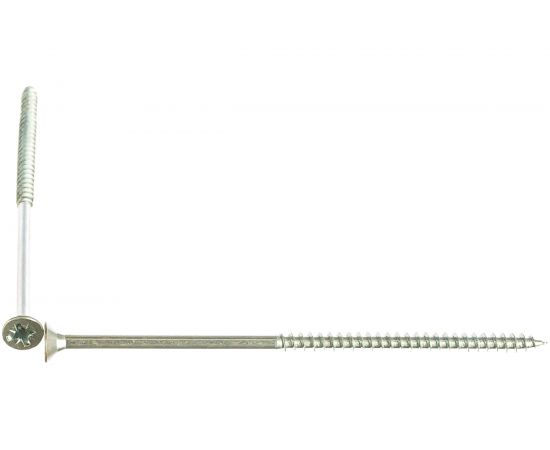 Саморез КРЕП-КОМП белый цинк POZY 6х140 50шт бд6140ф 