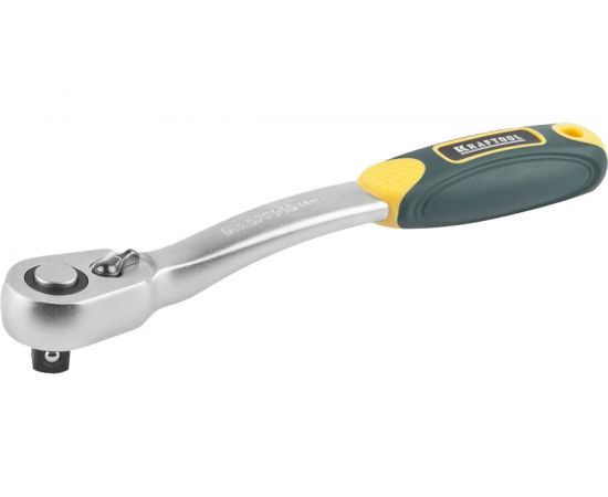 Трещотка для торцовых головок Kraftool PRO Сr-V сталь 72 зубца изогнутая 1/2 27795-1/2_z02:1629 