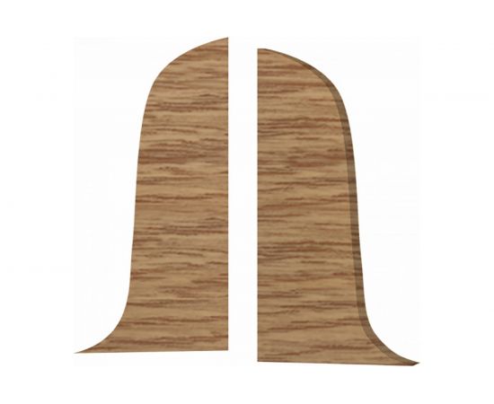 Заглушка для плинтуса Волшебная палочка ПВХ 58 мм, 2 шт, цвет 5808 УТ000072778 