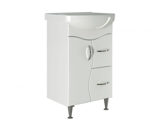 Тумба для ванной комнаты Mixline КЛАССИК-52 под умывальник Альфана-52 ПВХ 525508 