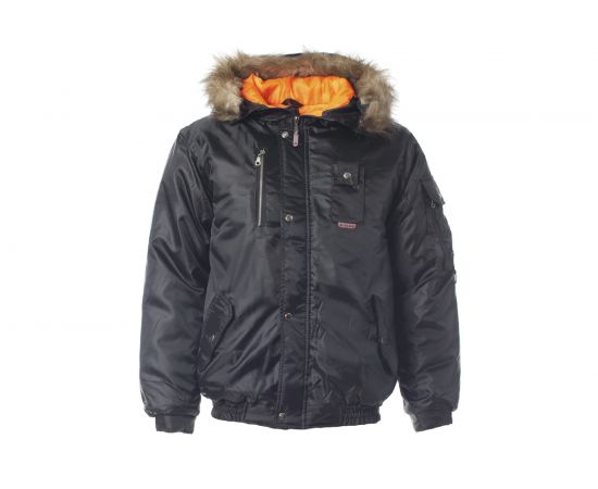 Куртка СПРУТ Аляска, черная, размер 56-58/112-116, рост 182-188, 110003 