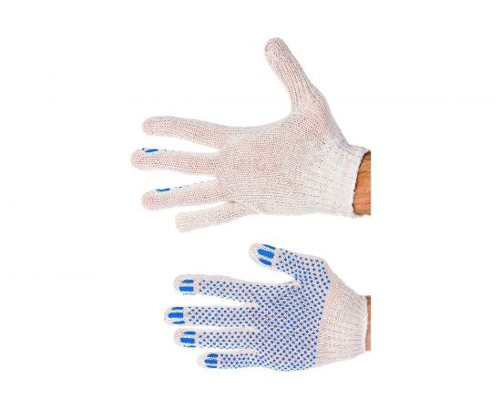 Трикотажные перчатки с ПВХ БЕРТА 1 пара 100/1 