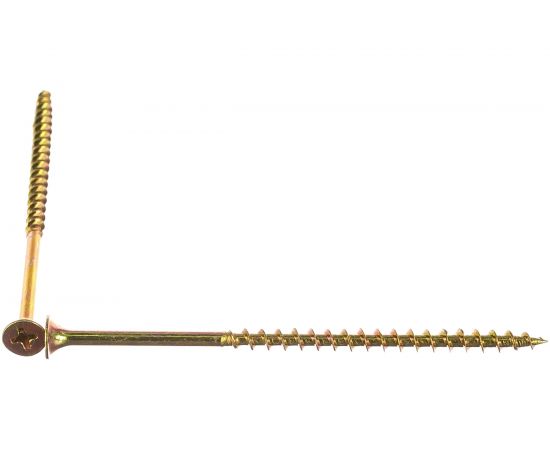 Саморез КРЕП-КОМП жёлтый цинк PH-2, по дереву 4,2х89 2000шт ждп8942 