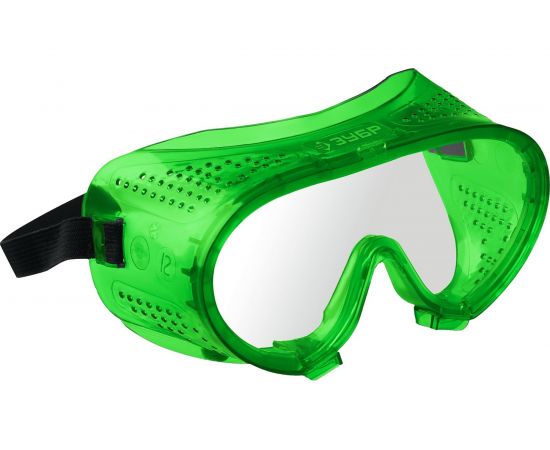 Защитные очки закрытого типа ЗУБР Мастер 3, прозрачные, с прямой вентиляцией 11027_z01 