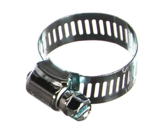 Хомуты Зубр ЭКСПЕРТ оцинкованные, просечная лента 12 мм, 16-32 мм, 4 шт. 37805-016-32-4 