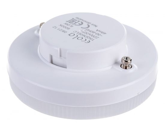 Светодиодная лампа Ecola GX53 LED 6,0W Tablet 220V 6000K матовое стекло /композит/ 27x75 T5QD60ELC – изображение 2