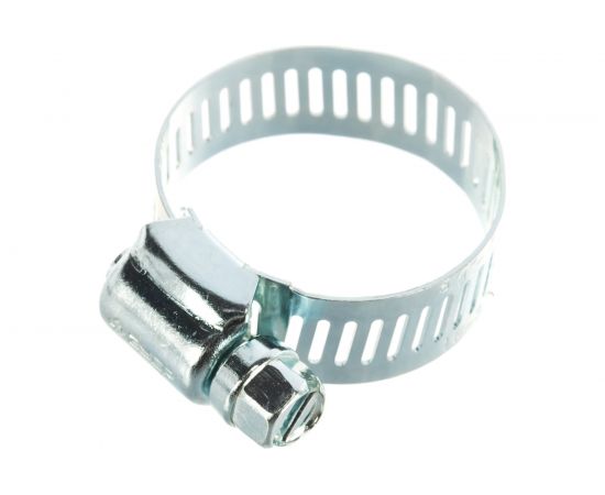 Хомуты Зубр ЭКСПЕРТ оцинкованные, просечная лента 12 мм, 16-32 мм, 4 шт. 37805-016-32-4 – изображение 2