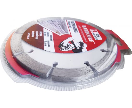 Диск алмазный сухой рез ШТРОБОРЕЗ (125x6.4x10x22.23 мм) Hardcore 186125 – изображение 2