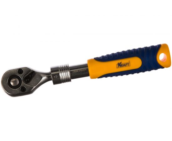 Трещоточная рукоятка с быстрым сбросом 1/4 Dr телескопическая KRAFT KT 700620 – изображение 2