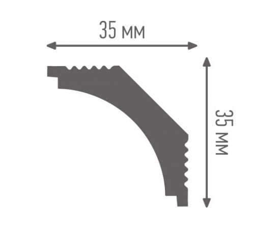 Плинтус ПЛИНТЭКС N 35/35 24607086050020 – изображение 2