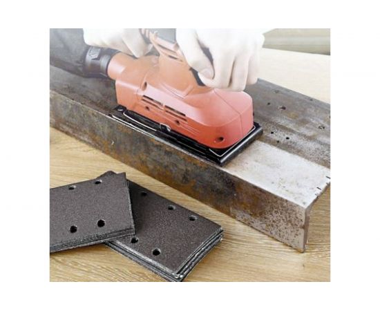 Полоса абразивная FILM PLATINUM (81х133 мм; 8 отв-й; P400) Deerfos 7930091775293 – изображение 2