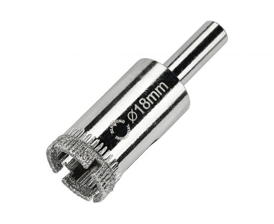 Коронка алмазная по керамике, плитке и стеклу 18 мм Diamond Industrial DIDCBC018 – изображение 2