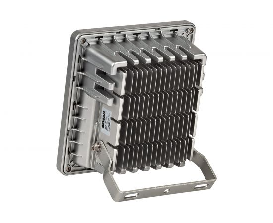 Светодиодный прожектор MAKSILED 20Вт, 1500лм, IP65, 4500К, серебристый, 201х166х77мм ML-FL-FIN-20W SILVER CORP – изображение 2