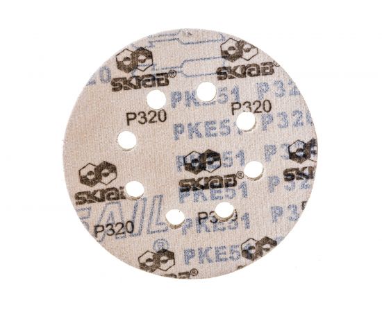 Абразивный круг на липучке 125 мм, Р320, 10 шт SKRAB 35762 – изображение 3