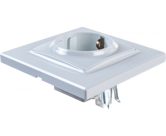 Розетка ECON Камелия 2П+З 16А 250В белая K004 – изображение 3