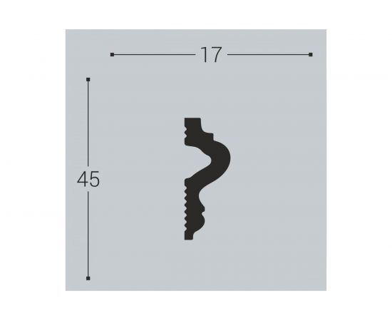 Молдинг bello deco XPS М 10 45x17 мм 00-00004592 – изображение 3