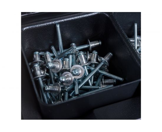 Литой ручной заклепочник Inforce в кейсе, с набором заклепок 2.4-4.8 мм 06-14-101 – изображение 3