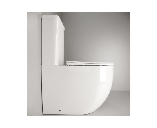 Напольная пристенная чаша унитаза Ceramica Nova MIA Rimless CN1801-B – изображение 3