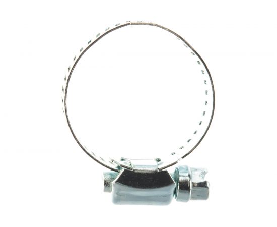 Хомуты Зубр ЭКСПЕРТ оцинкованные, просечная лента 12 мм, 16-32 мм, 4 шт. 37805-016-32-4 – изображение 3