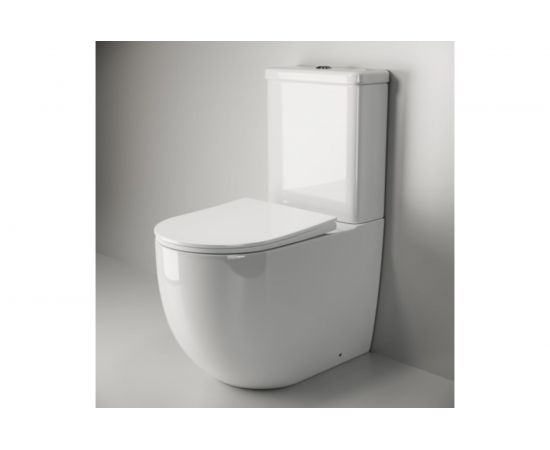 Напольная пристенная чаша унитаза Ceramica Nova MIA Rimless CN1801-B – изображение 4