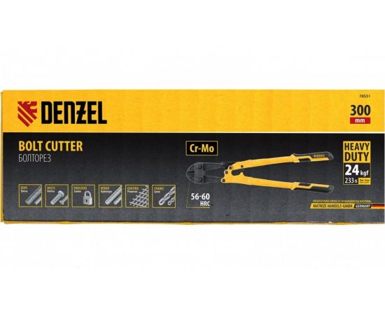 Болторез Denzel 300 мм, 12"", Cr-Mo 78531 – изображение 4