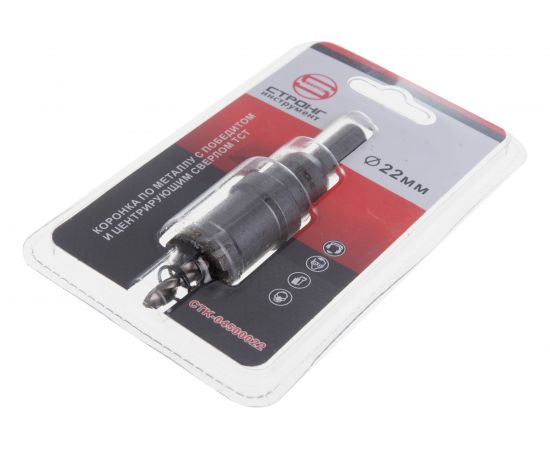 Коронка твердосплавная с победитом по металлу 22 мм Strong СTК-04500022 – изображение 4